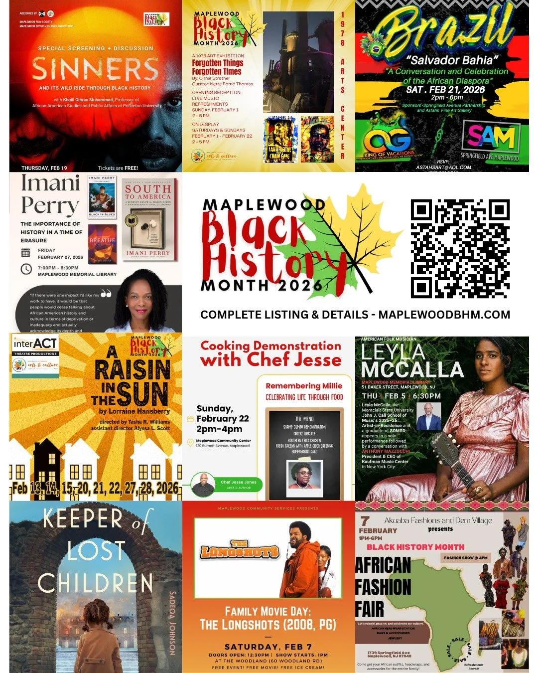 MAPLEWOOD CELEBRATES BLACK HISTORY MONTH
&ldquo;A Century of Black History Commemorations&rdquo; 

In recognition of Black History Month, the Division of Arts &amp; Culture, in collaboration with local nonprofit, community, cultural, and business par