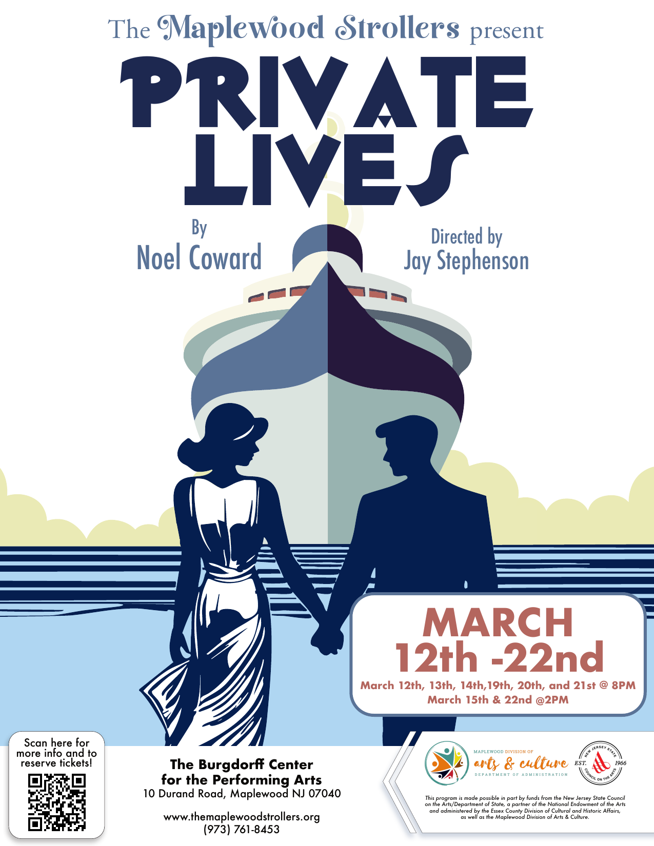 The Maplewood Strollers present Private Lives