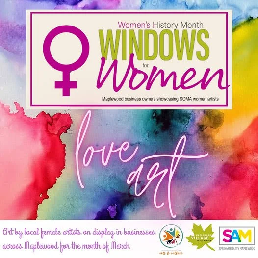 🎉 Launch Party + Meet &amp; Greet TONIGHT!
📅 Feb 26 | ⏰ 5:45&ndash;8pm
📍 The Parlor Room (Woodland), Maplewood, NJ

Meet the merchant hosts + artists and preview sample artwork on display!
#WindowsForWomen #WomensHistoryMonth #WomenLiftingWomen #M