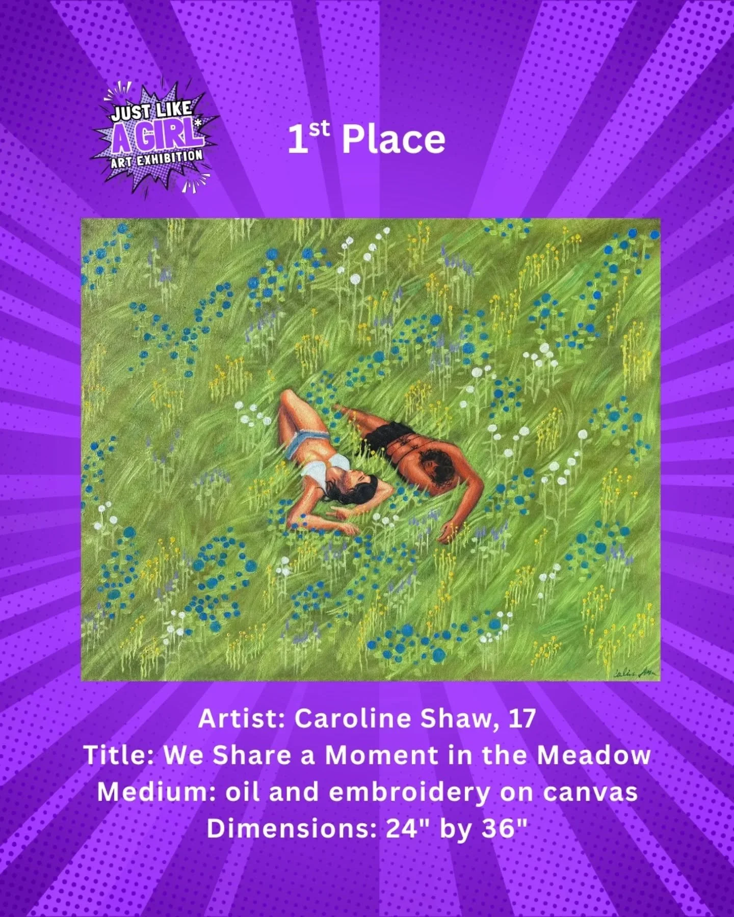 It was a wonderful opening for the Just Like A Girl* Art Exhibit at the 1978 Arts Center. The artists&rsquo; work was inspiring from beginning to end.

The exhibit will be open every Saturday and Sunday from 4&ndash;7 PM through March 29. If you miss