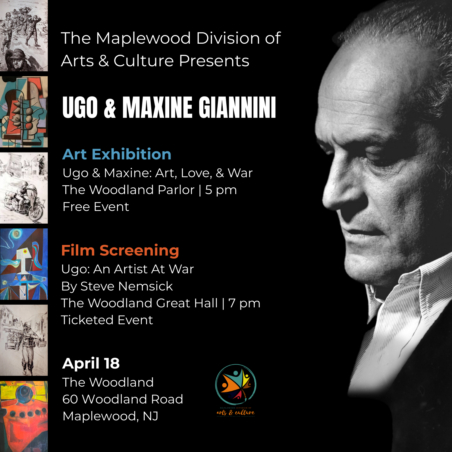 Maplewood Division of Arts &amp; Culture Presents: Ugo &amp; Maxine Giannini