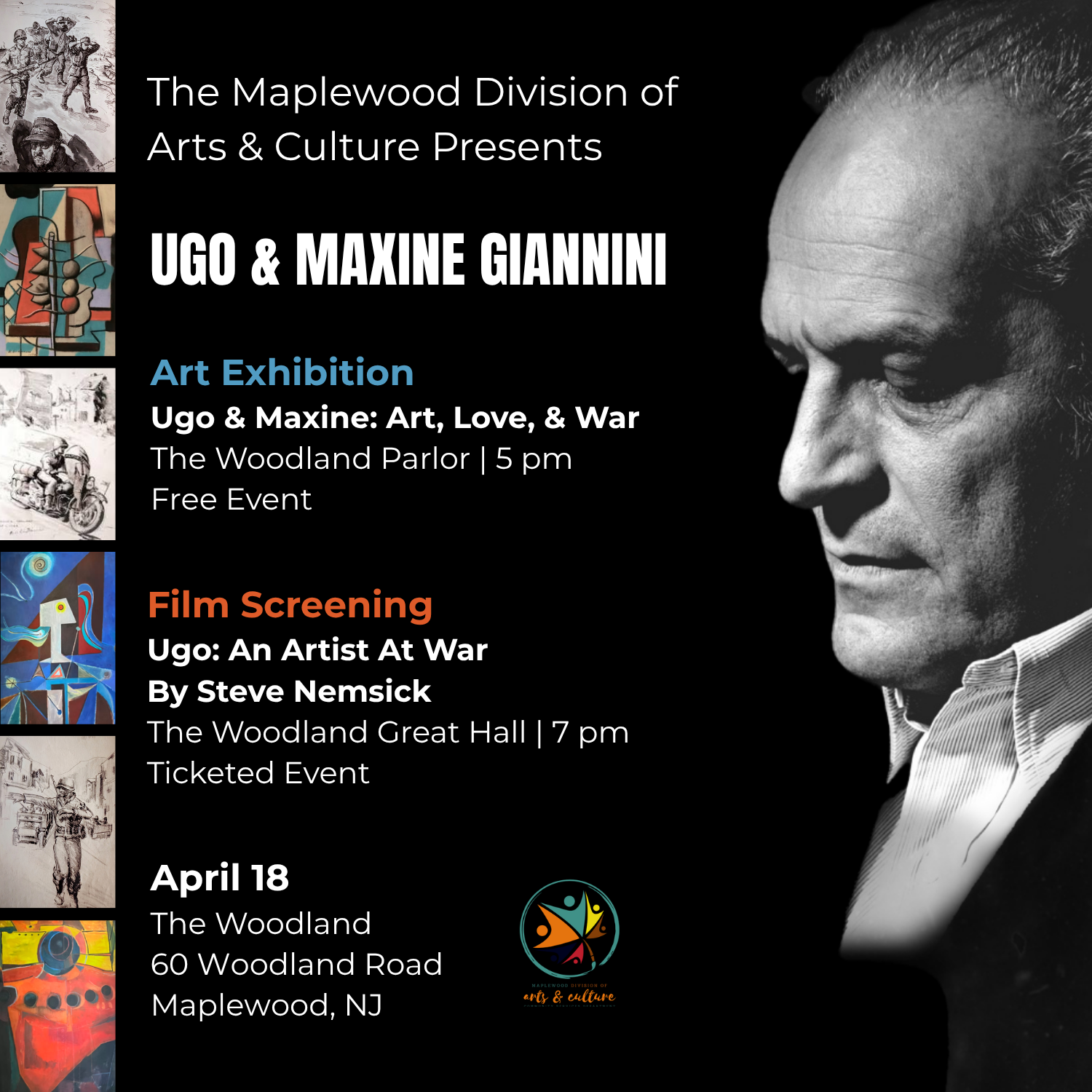 Maplewood Division of Arts &amp; Culture Presents: Ugo &amp; Maxine Giannini