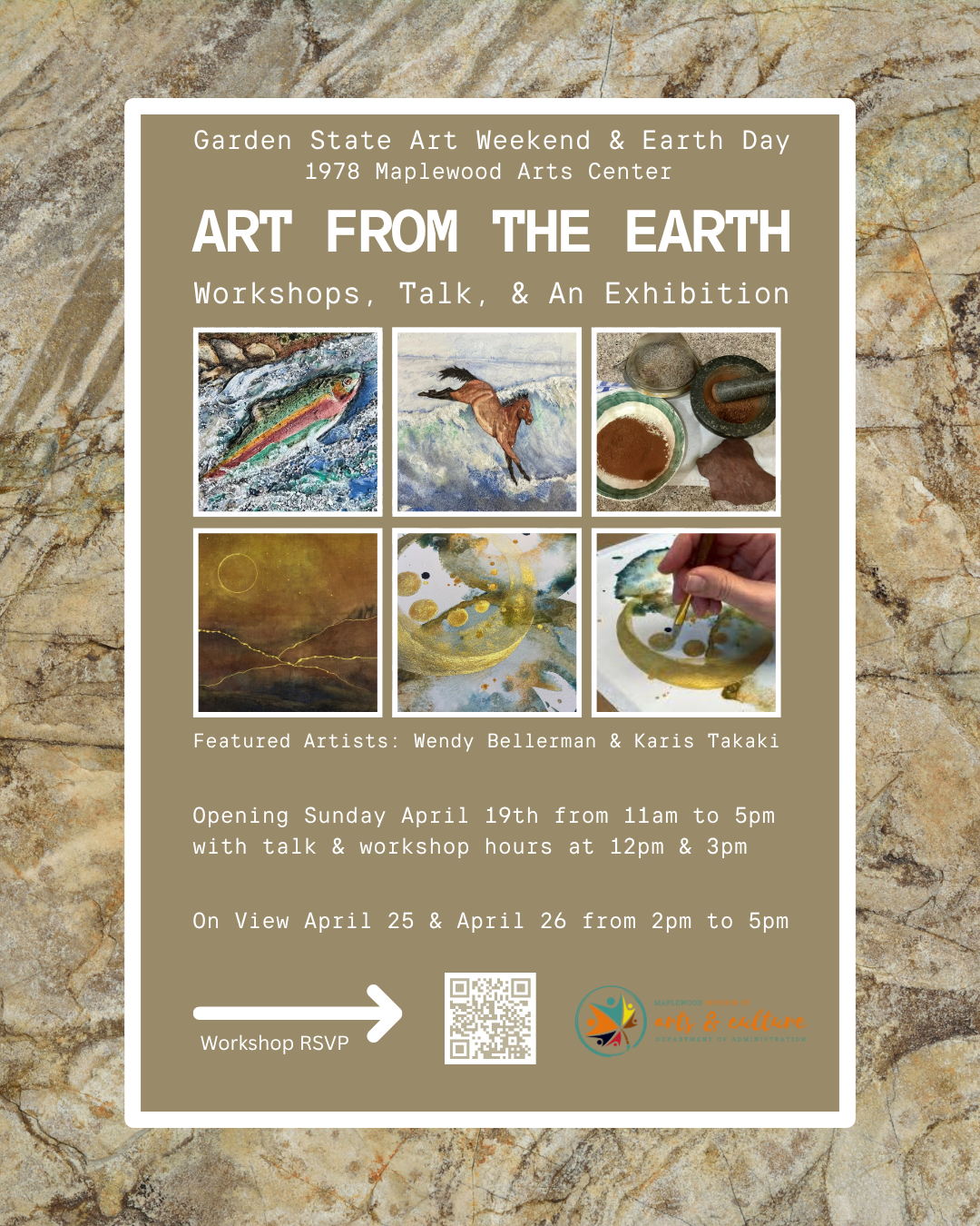 Maplewood Arts & Culture Presents: Art From The Earth