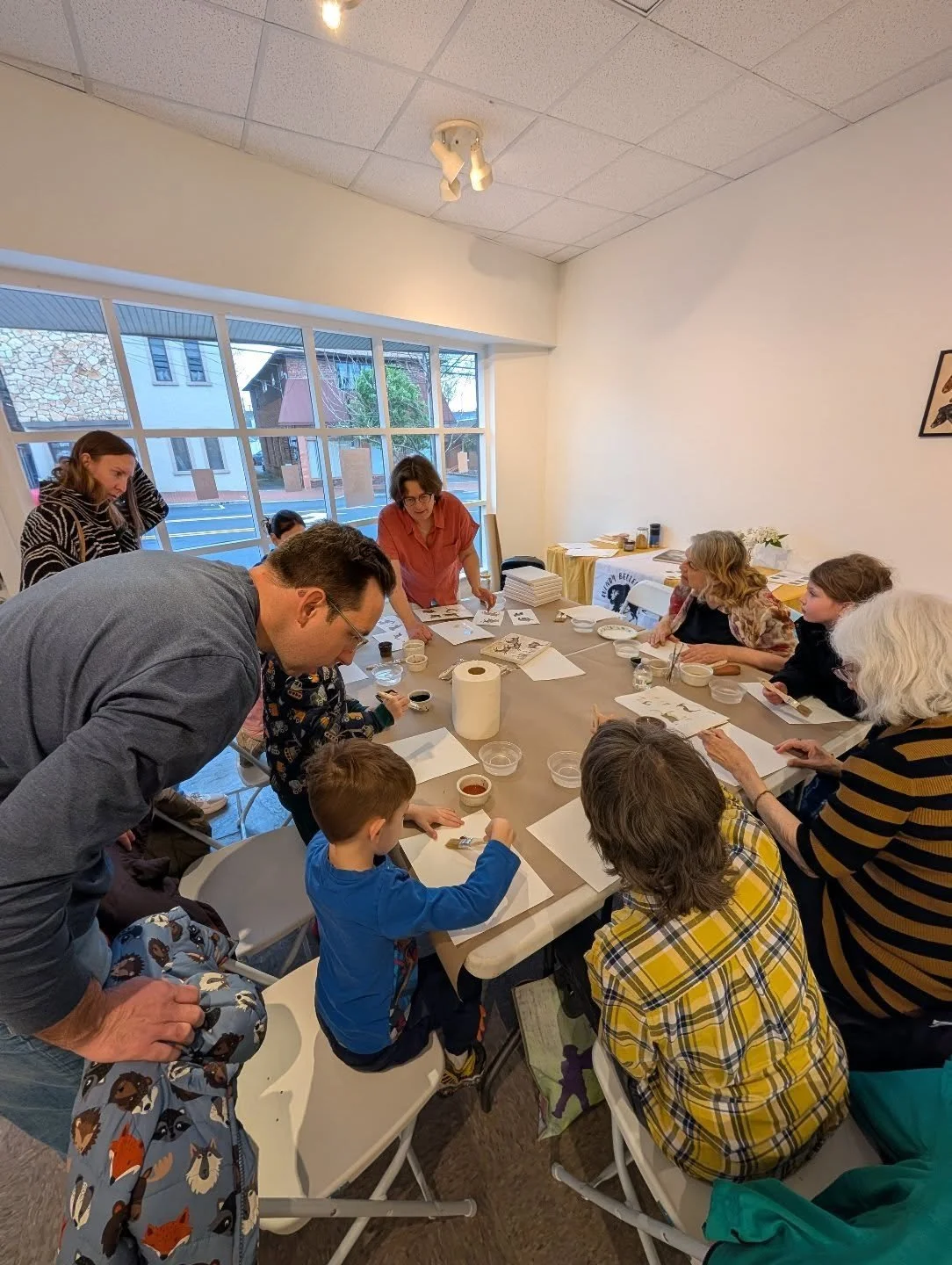 Stop by for the workshop! Art From The Earth.