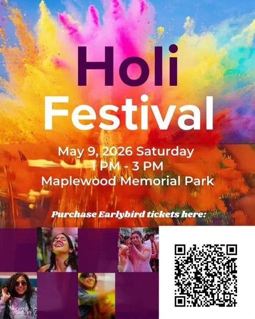 Holi Festival - AAPI Heritage Month 2026

Celebrate HoliFestNJ

Join SOMA Cross Cultural Works (CCW) in partnership with the Maplewood Division of Arts &amp; Culture for a vibrant celebration of Asian American Pacific Islander Heritage Month with Hol