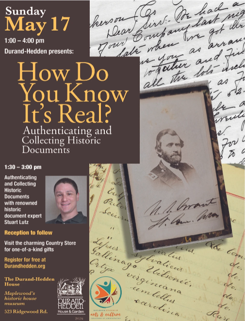"How do you know it's real?" A talk with document expert Stuart Lutz