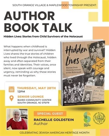 Author Book Talk: Hidden Lives: Stories from Child Survivors of the Holocaust