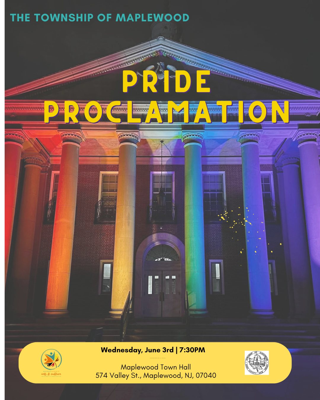 PRIDE Proclamation at Town Hall