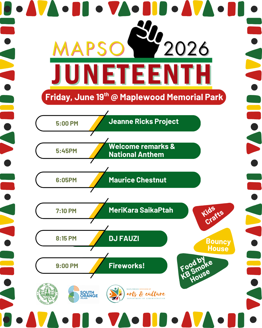 2026 MAPSO Juneteenth
