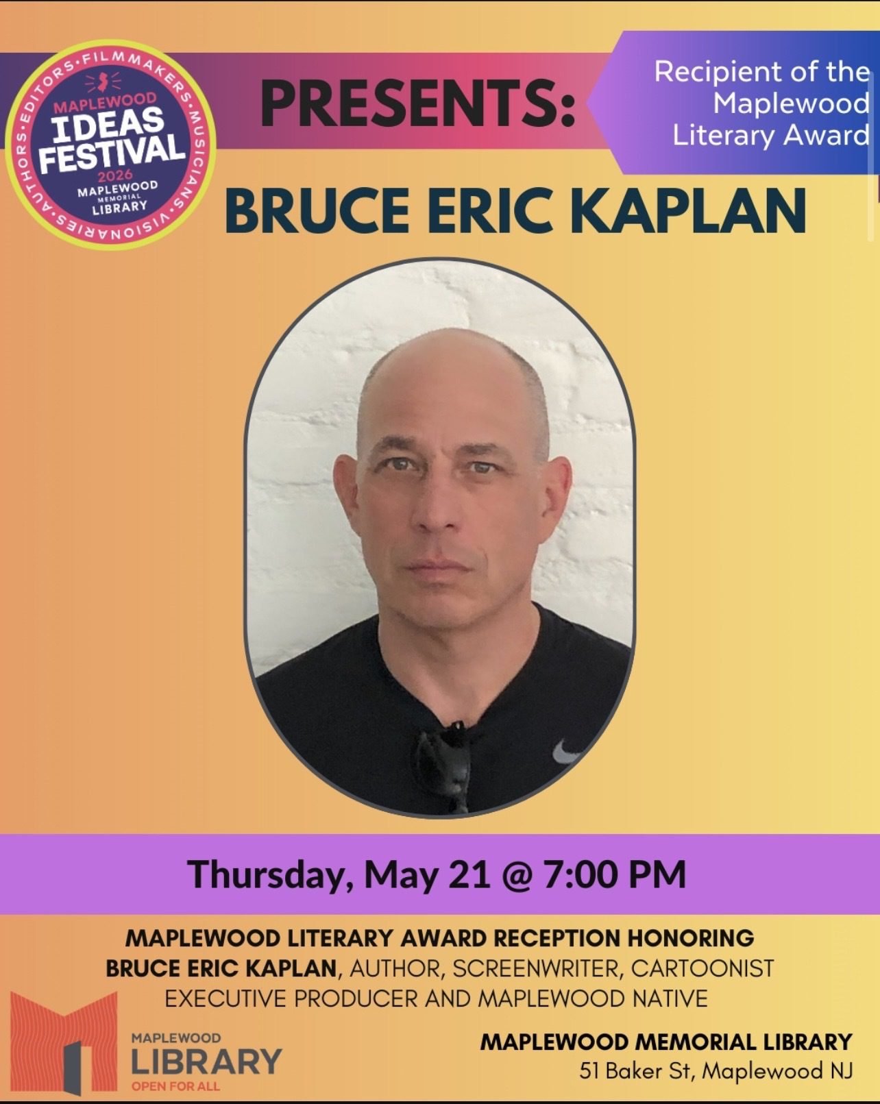 Ideas Festival: Bruce Eric Kaplan