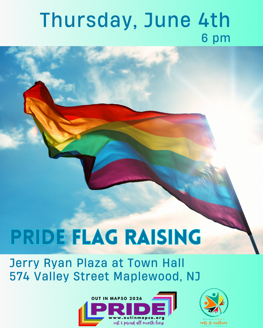 PRIDE Flag Raising