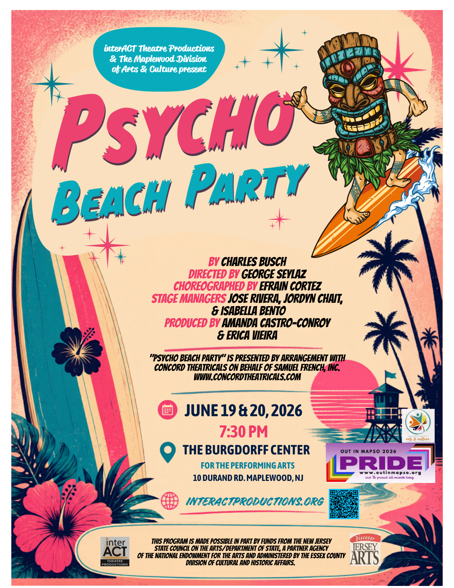 Interact Theatre Productions Presents: Pyscho Beach Party