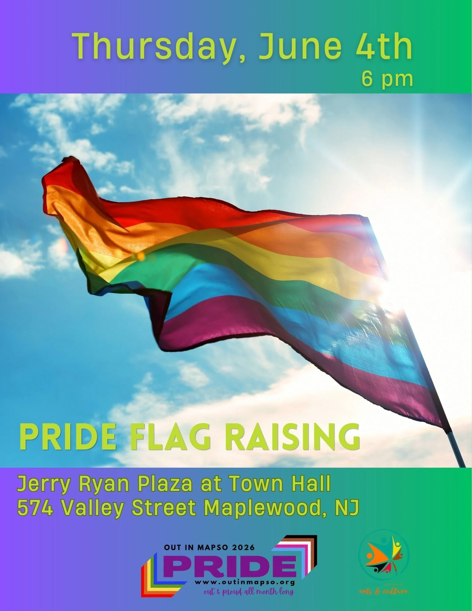 PRIDE Flag Raising