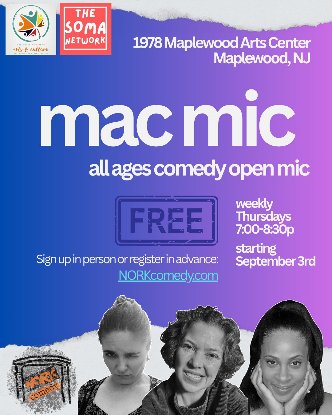 MAC Mic: Weekly Comedy Open Mic