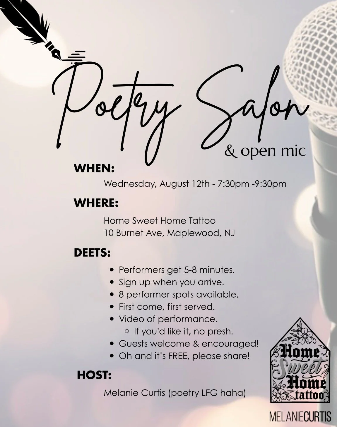 Poetry Salon &amp; open mic