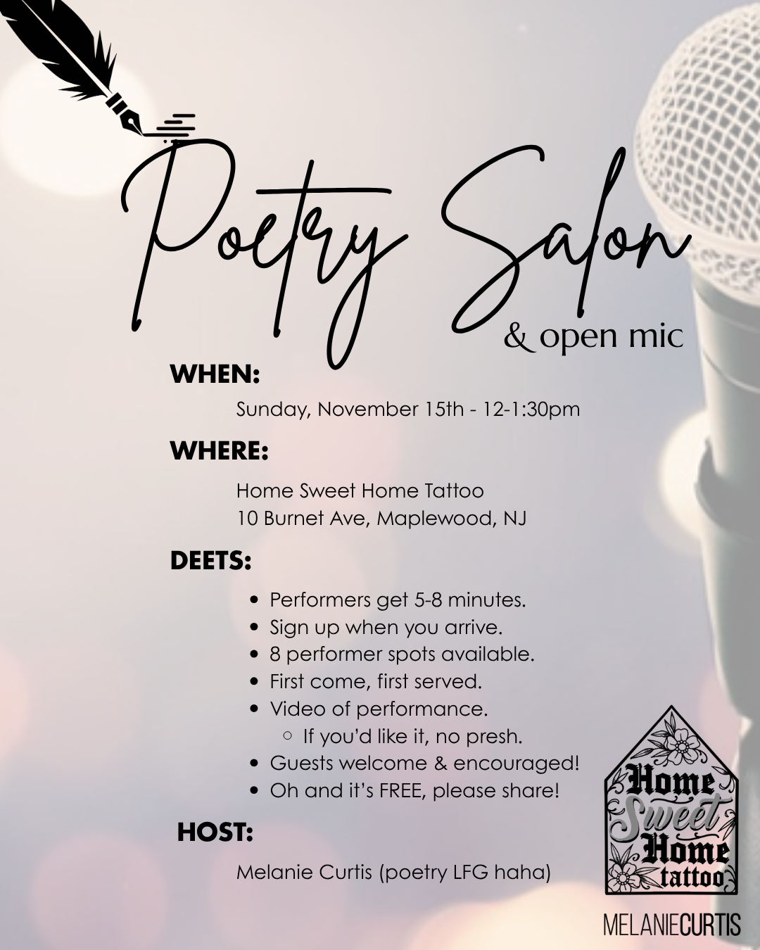 Poetry Salon & Open Mic
