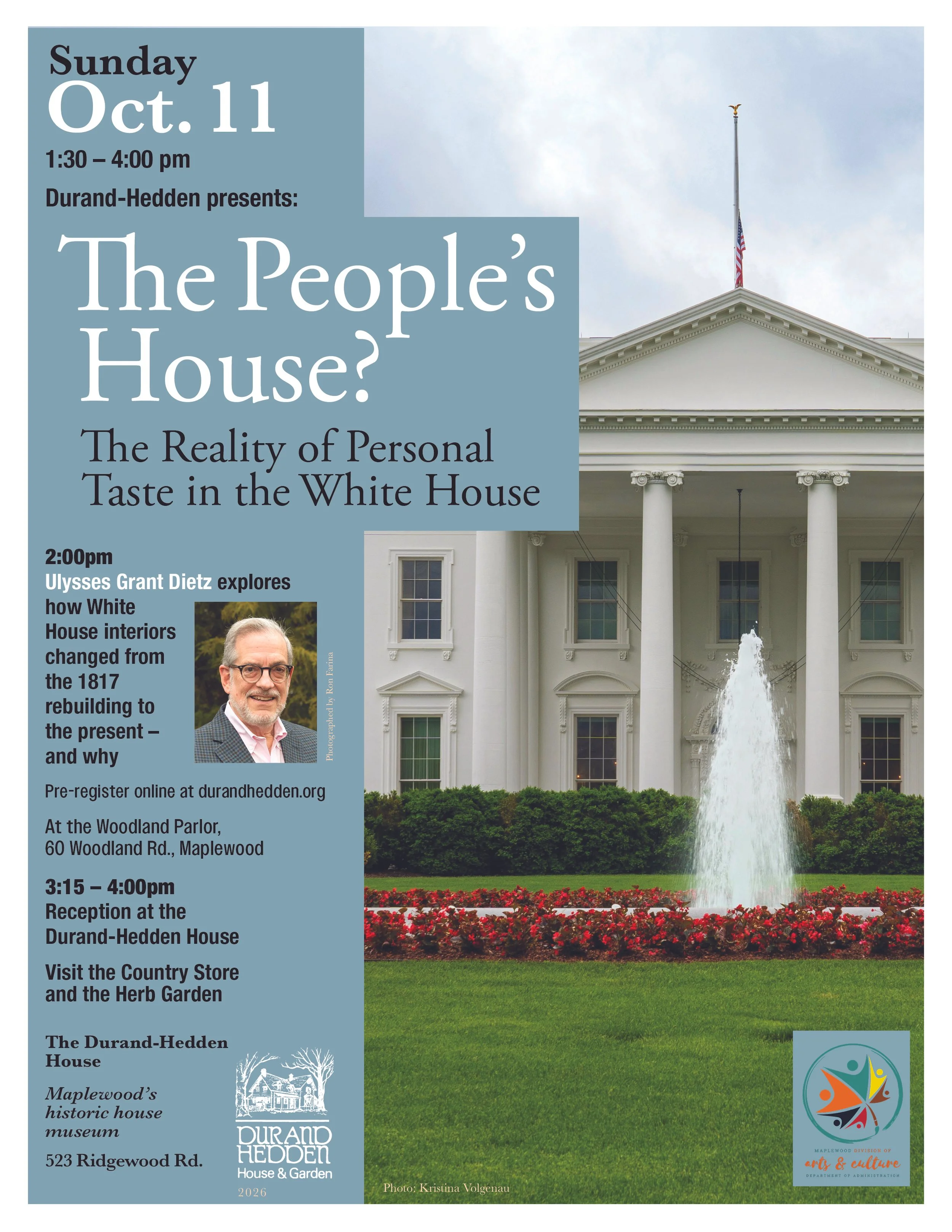 The People's House? The Never-Ending Reality of Personal Taste at the White House