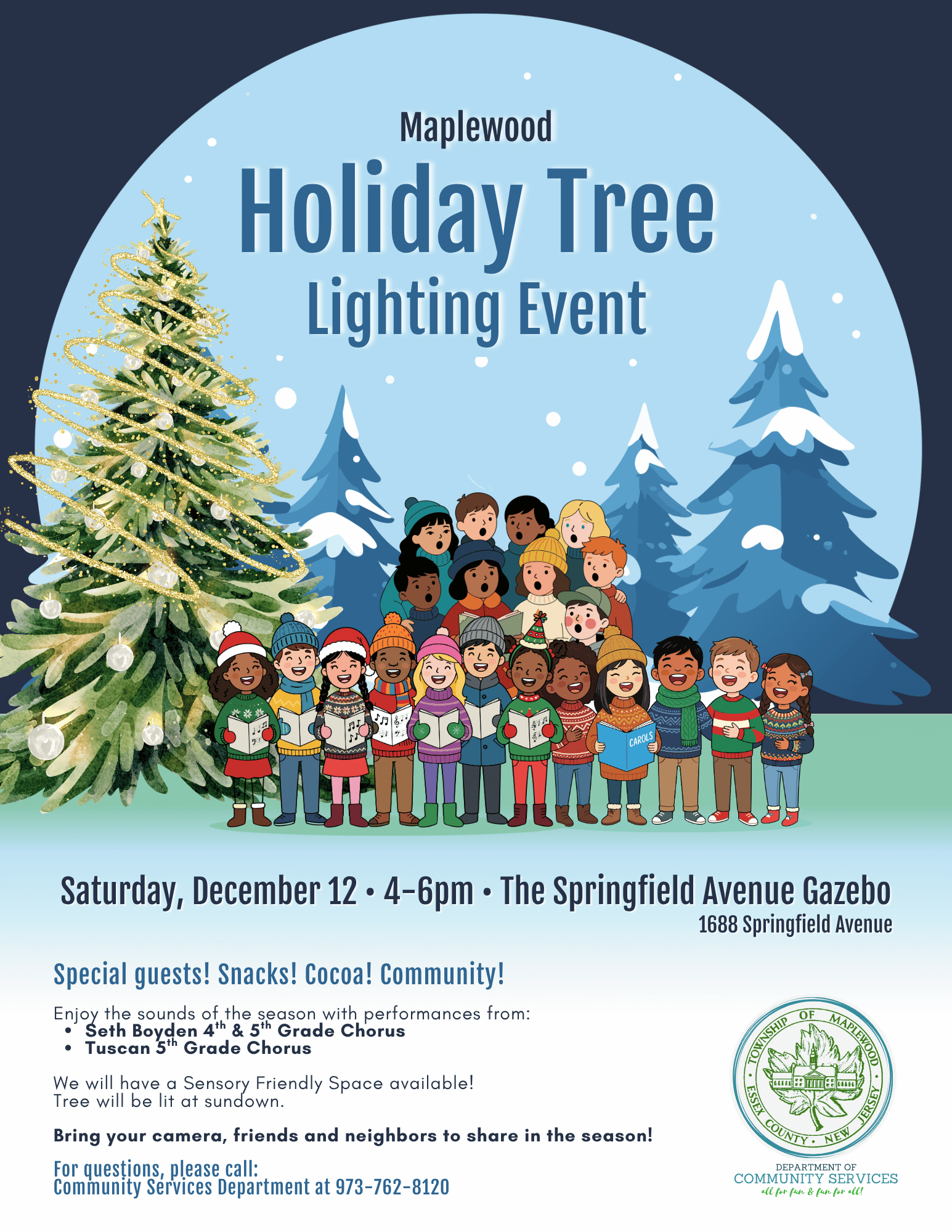 Maplewood Holiday Tree Lighting Event
