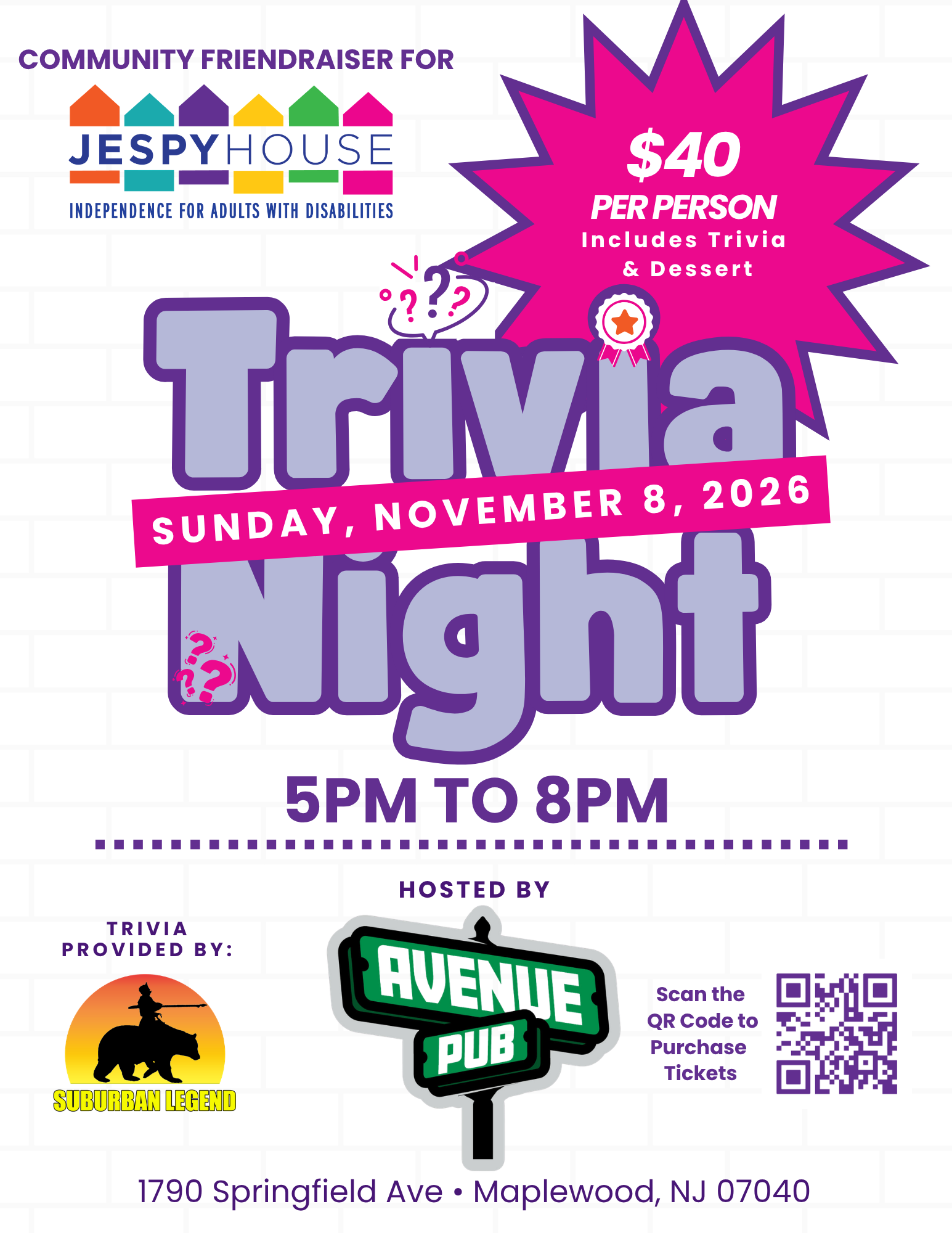 JESPY Trivia Night Friendraiser