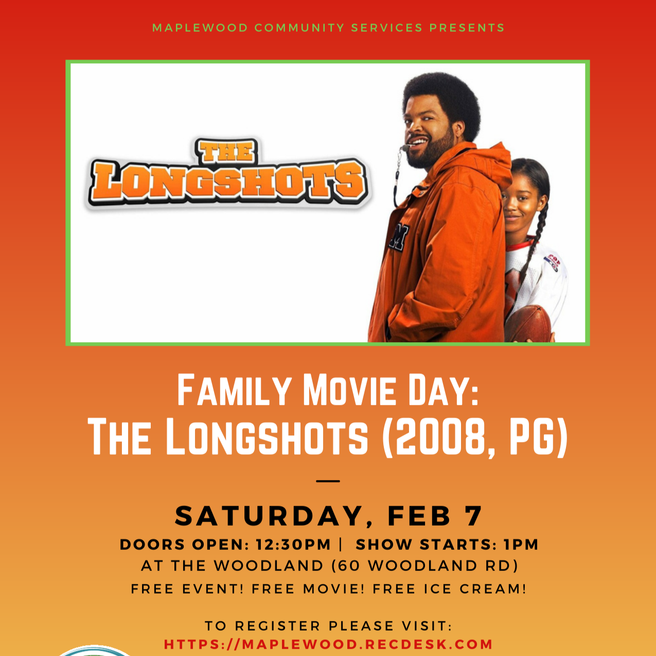 Family Movie: The Longshots - Feb 7