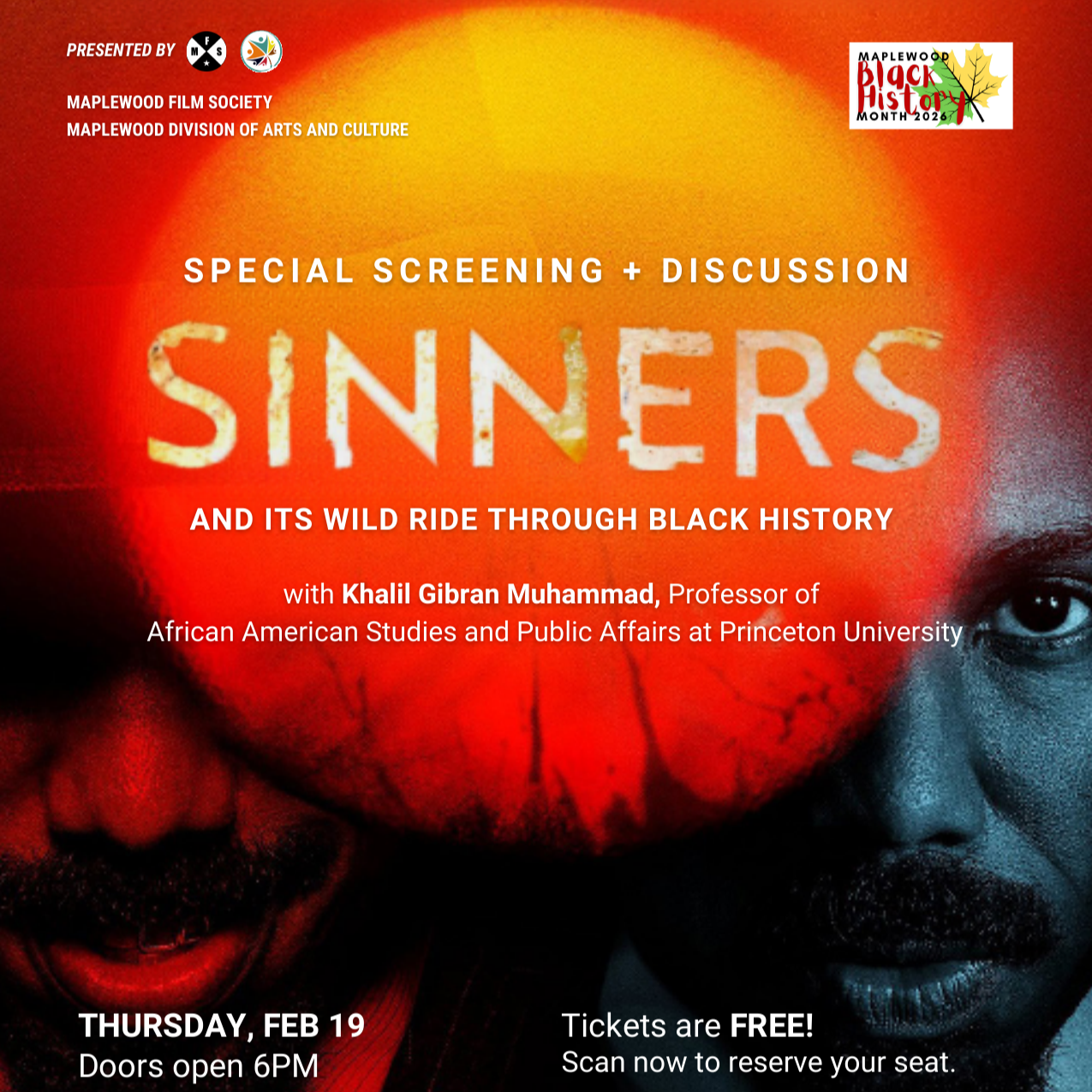 Film Screening of Sinners And Its Wild Ride Through Black History - Feb. 19