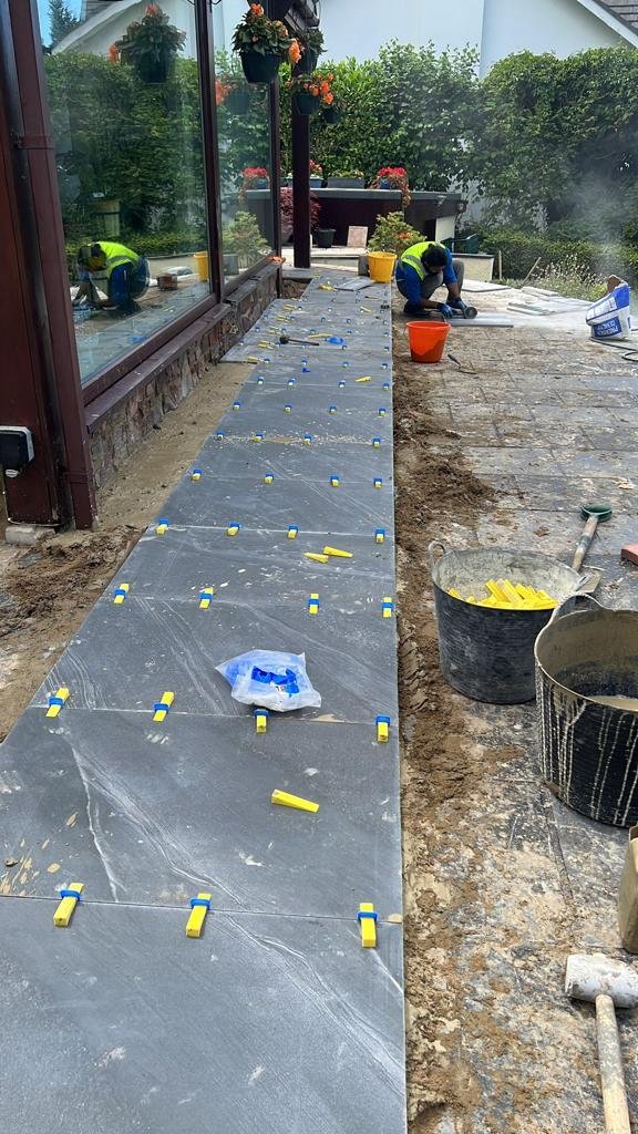 patio leveling and creation