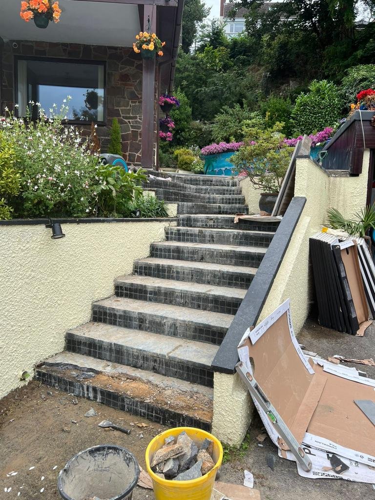 complete garden, paths , steps over haul and revamp