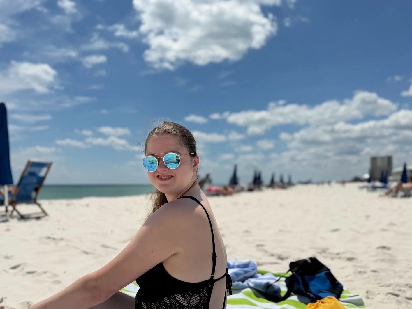 First sunny day on vacation!
