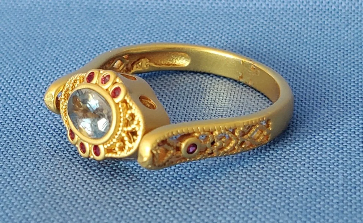 Dainty Topaz Shine