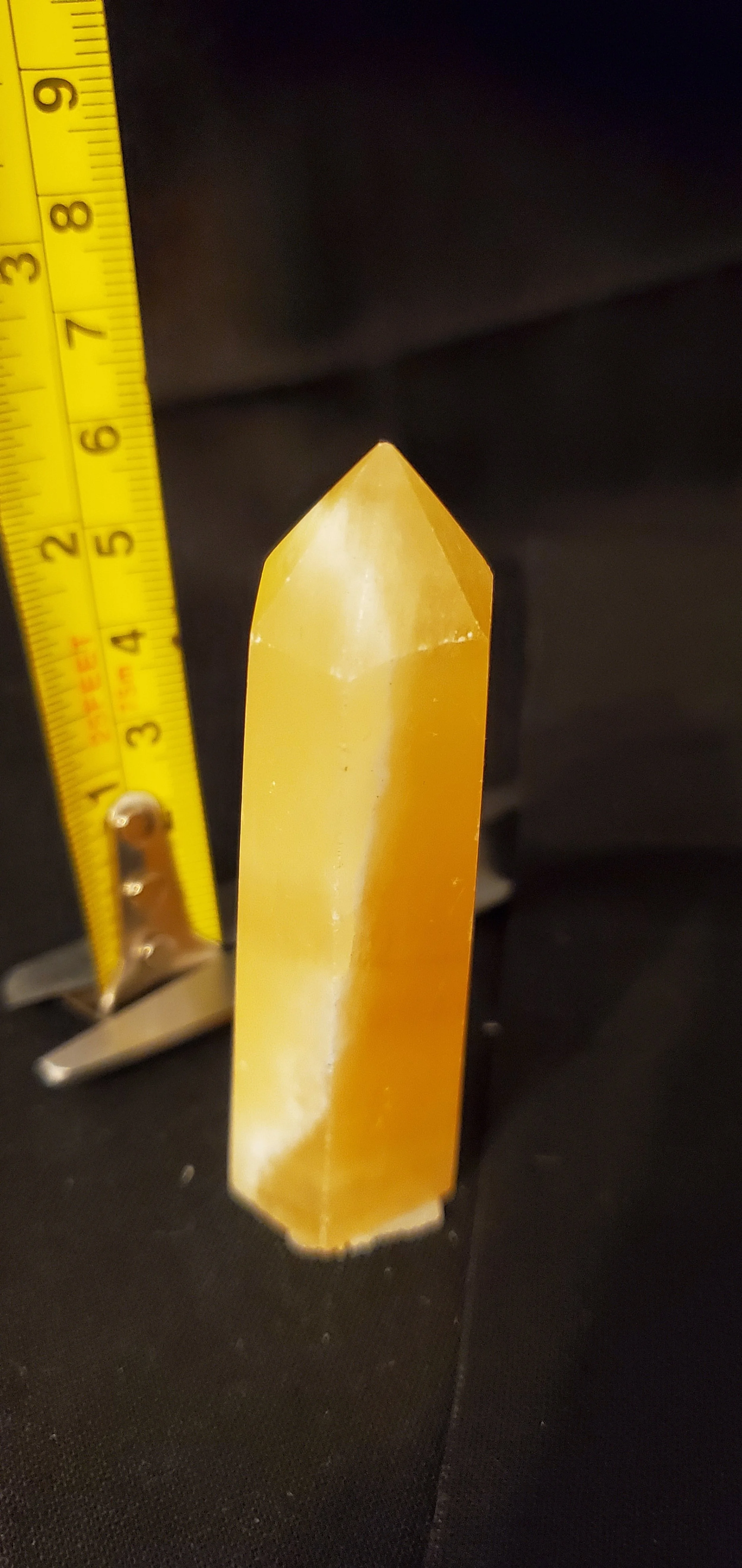 Honey Calcite Tower