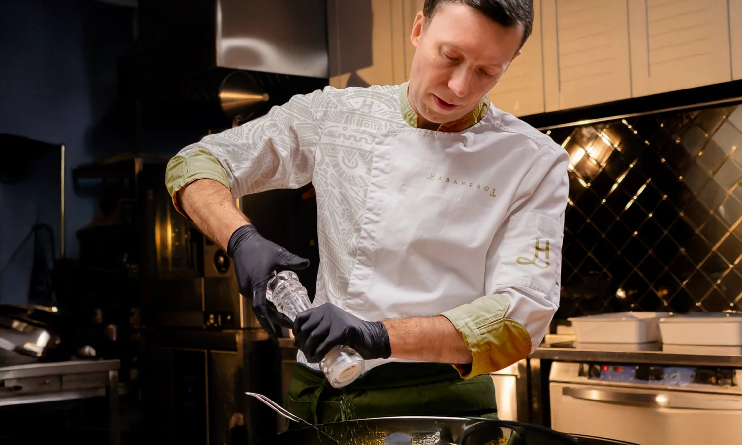 Chef uniform designed by Jastor for Habaneros