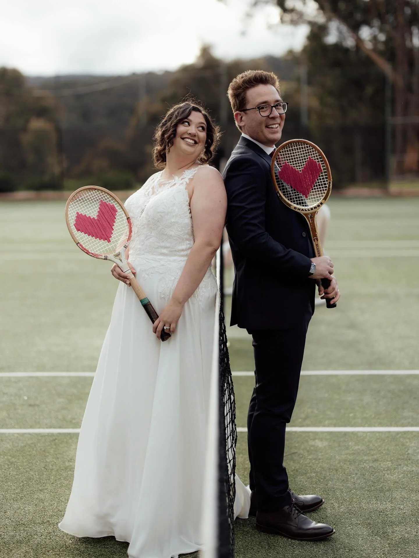 Ash &amp; Aaron sneaks are sent!! This wedding was super special to me because I grew up with Ashlee, so to be such an important part of her big day was something incredible 🥹

Bet you can&rsquo;t guess how these two met? 🎾

#geelongweddingphotogra