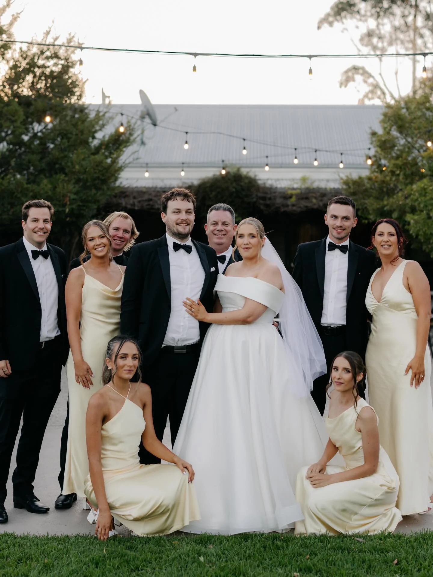 Bridal party goals 🤍💛