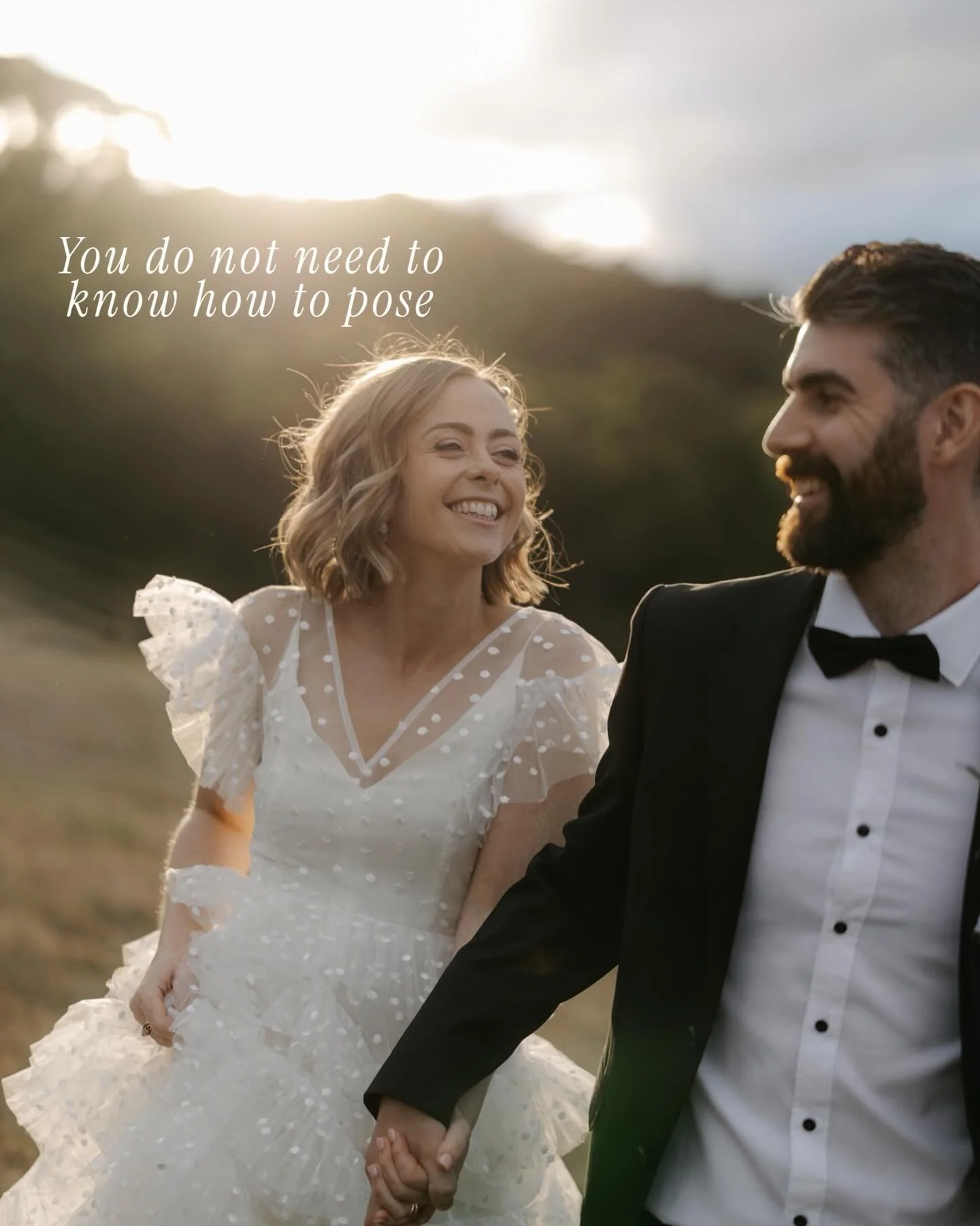 One of the biggest things I hear from couples before a wedding or session is that they feel awkward in front of the camera &mdash; and honestly, that is so normal.

You do not need to know what to do before I arrive. My job is to guide you in a way t