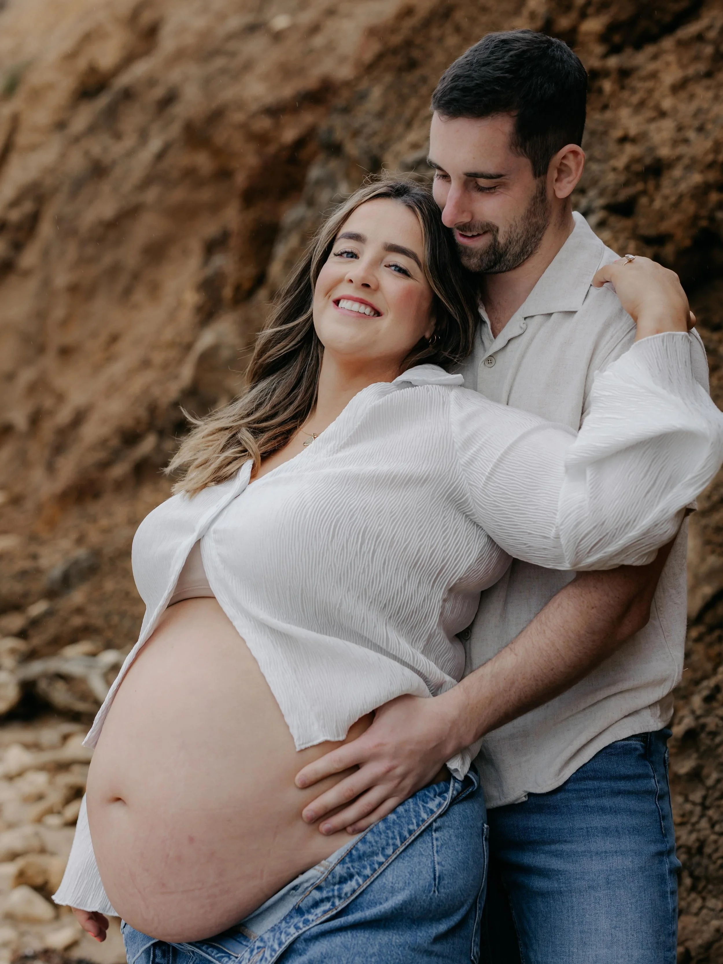 Maternity bliss for Georgia and Jarred 🤍