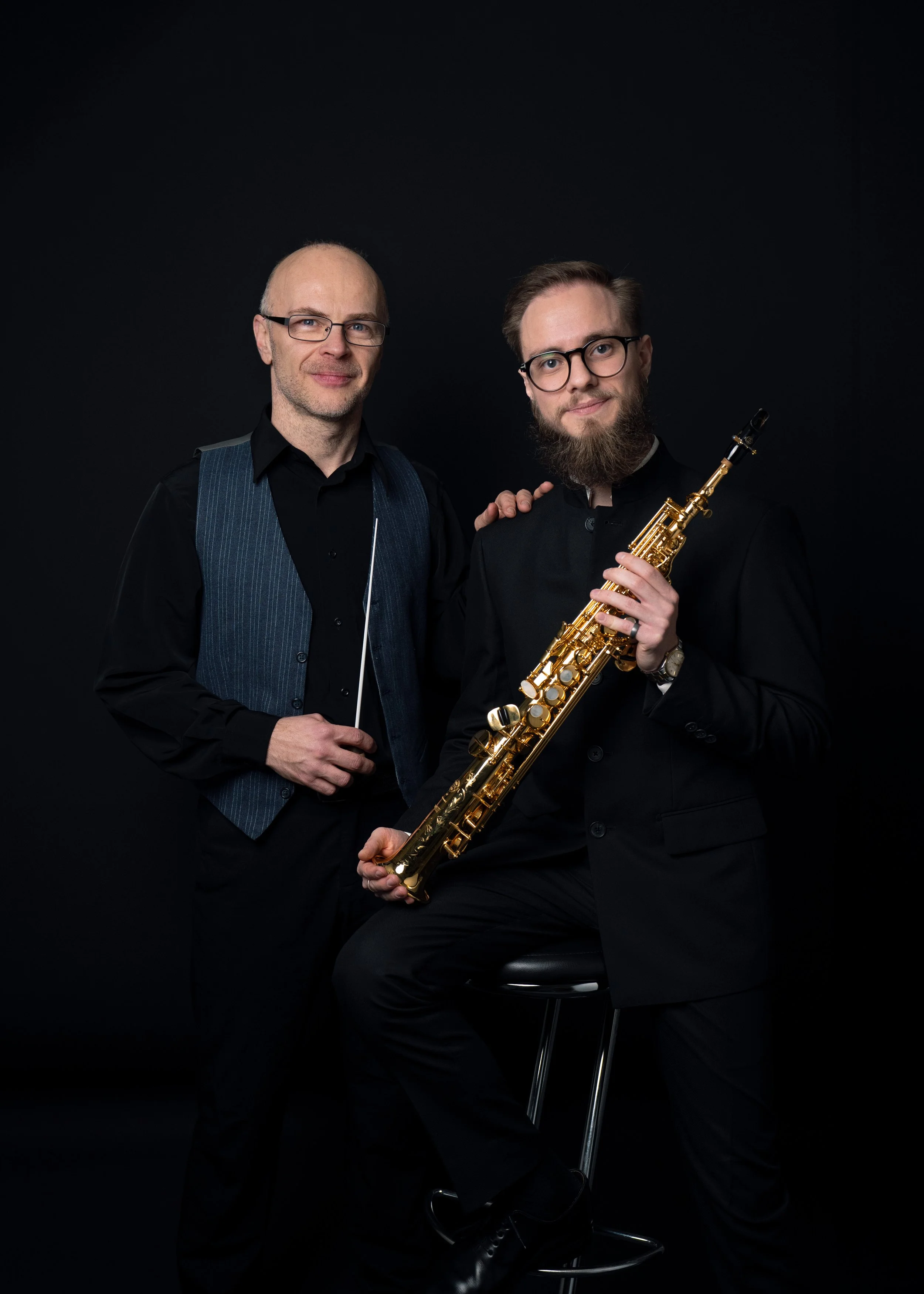 With conductor Vincent David
©Lucie Bigo (Henri Selmer Paris)