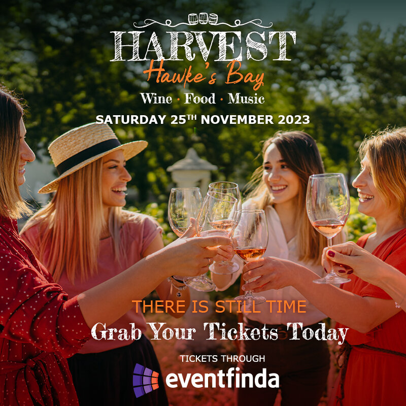 You still have the opportunity to savour the finest food and wine that Hawke's Bay has to offer this weekend at the exclusive Harvest Hawke's Bay Wine and Food Festival.

Secure your tickets now and immerse yourself in a sensational day of wine, culi