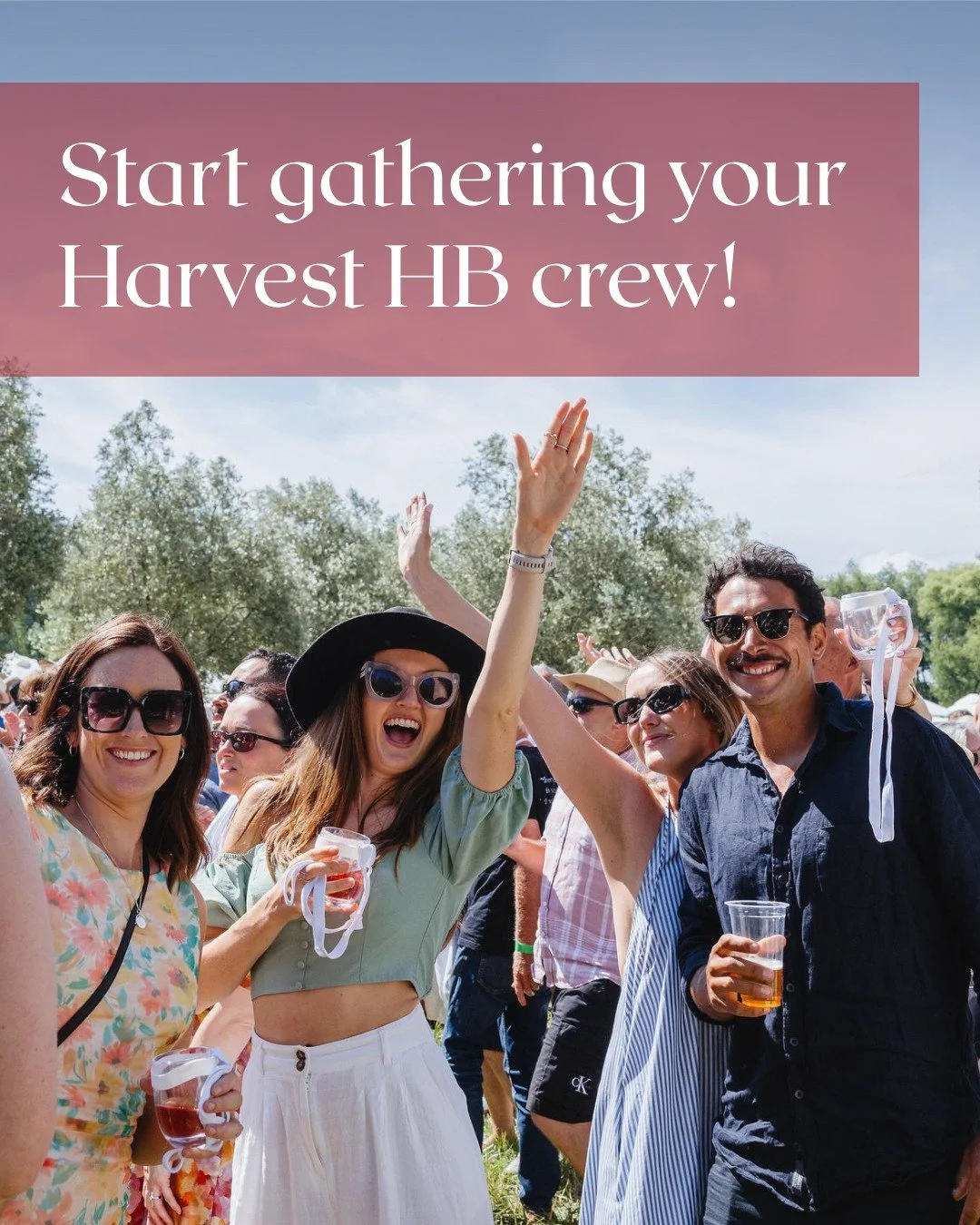 𝗦𝗼𝗺𝗲 𝗱𝗮𝘆𝘀 𝗮𝗿𝗲 𝘄𝗼𝗿𝘁𝗵 𝗽𝗹𝗮𝗻𝗻𝗶𝗻𝗴 𝘄𝗲𝗹𝗹 𝗶𝗻 𝗮𝗱𝘃𝗮𝗻𝗰𝗲!
Harvest Hawke&rsquo;s Bay returns 𝗦𝗮𝘁𝘂𝗿𝗱𝗮𝘆 𝟮𝟭 𝗡𝗼𝘃𝗲𝗺𝗯𝗲𝗿 𝟮𝟬𝟮𝟲 - another glorious day in the Tuki Tuki Valley filled with outstanding wine, incredib