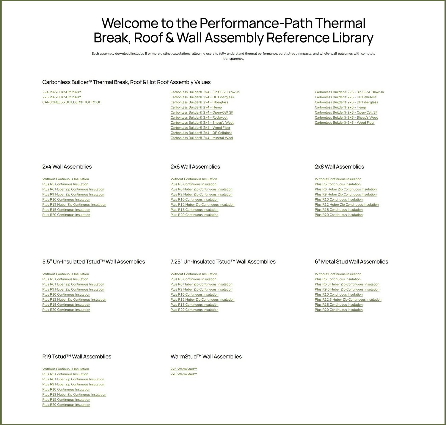 Wall Assembly Reference Library | 700+ Verified Assemblies by Climate ...