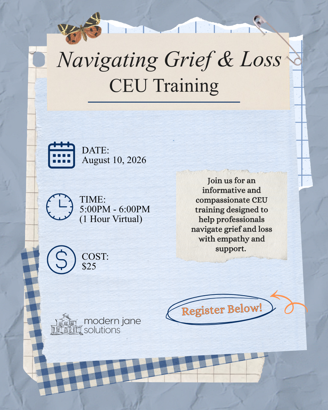 Navigating Grief and Loss CEU Training