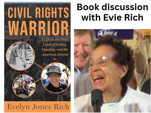 Evie Rich Speaks about Her Memoir as a Civil Rights Warrior
