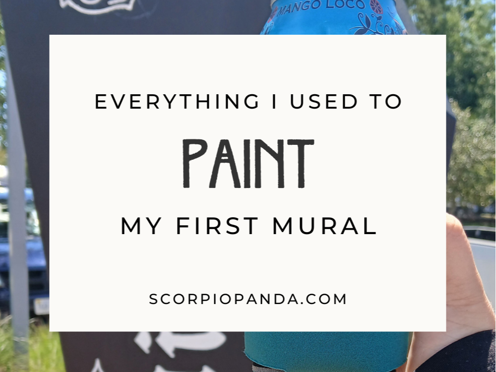 Everything I Used to Paint My First Mural (Materials List)