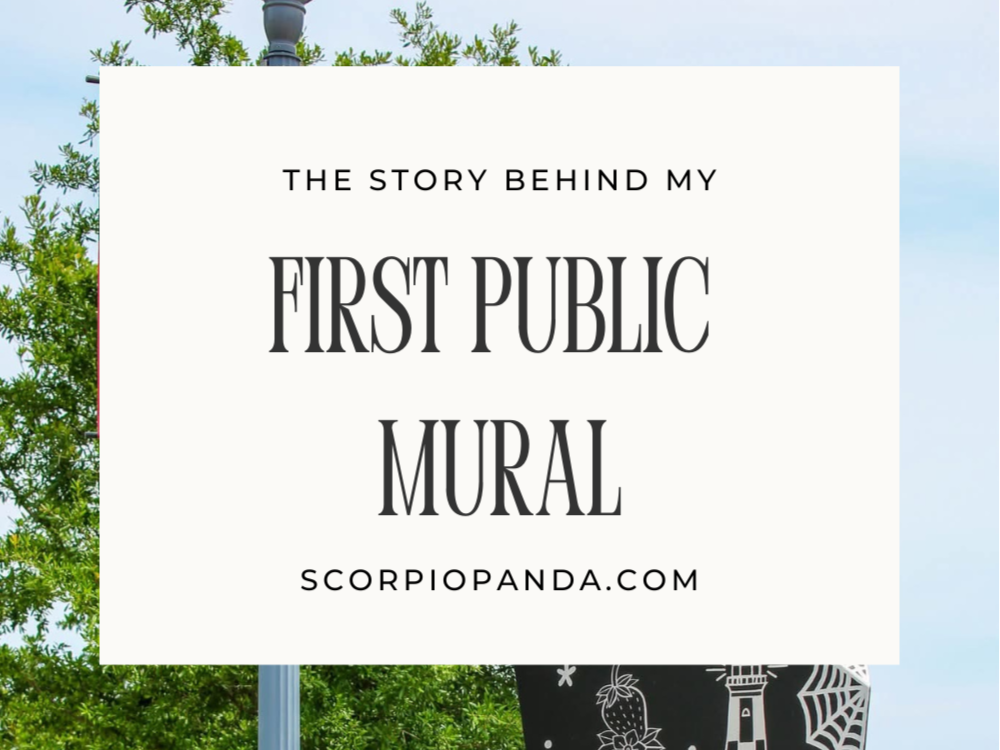The Story Behind My First Public Mural