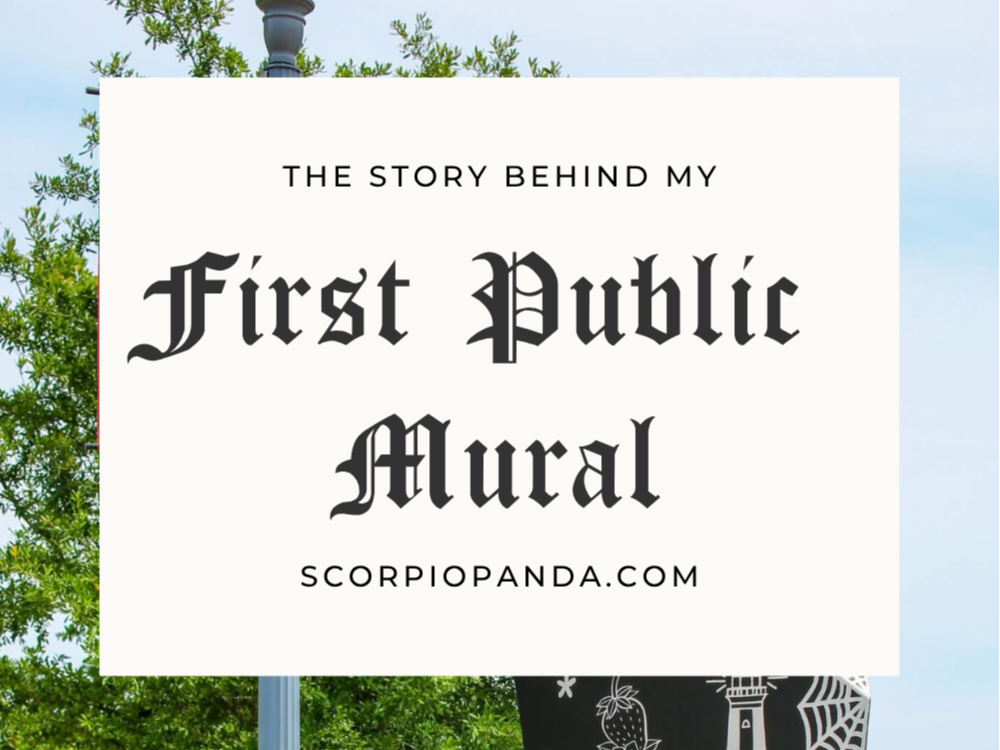 The Story Behind My First Public Mural
