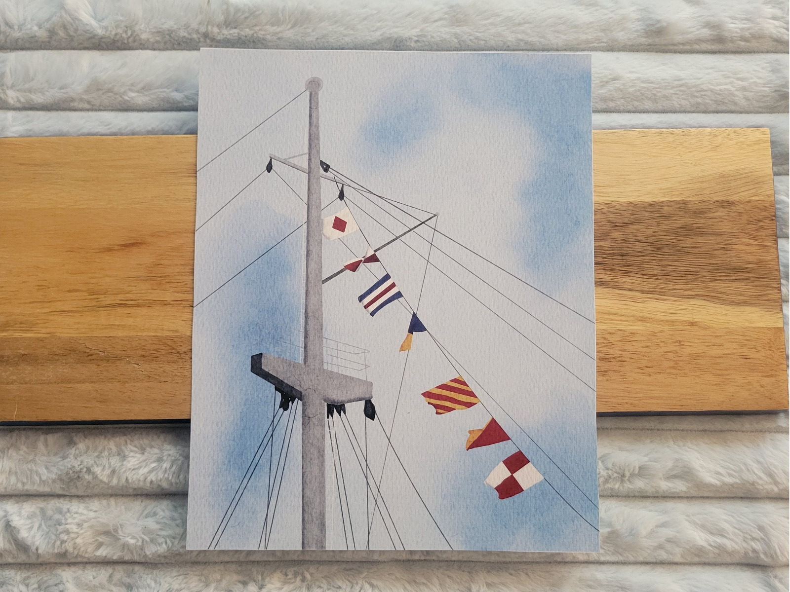 Fuck You (Nautical Signal Flags) — 8x10 Art Print