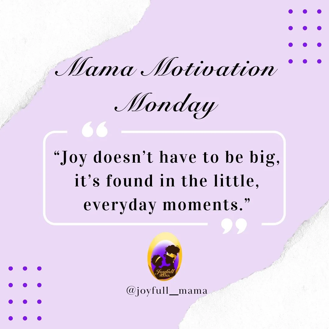 Sometimes joy shows up in the smallest ways; baby giggles, fresh air, your favorite candle, or even a five-minute breather just for you. This week, focus on those little moments. They matter more than you think.💜

💭Share one small thing that brings