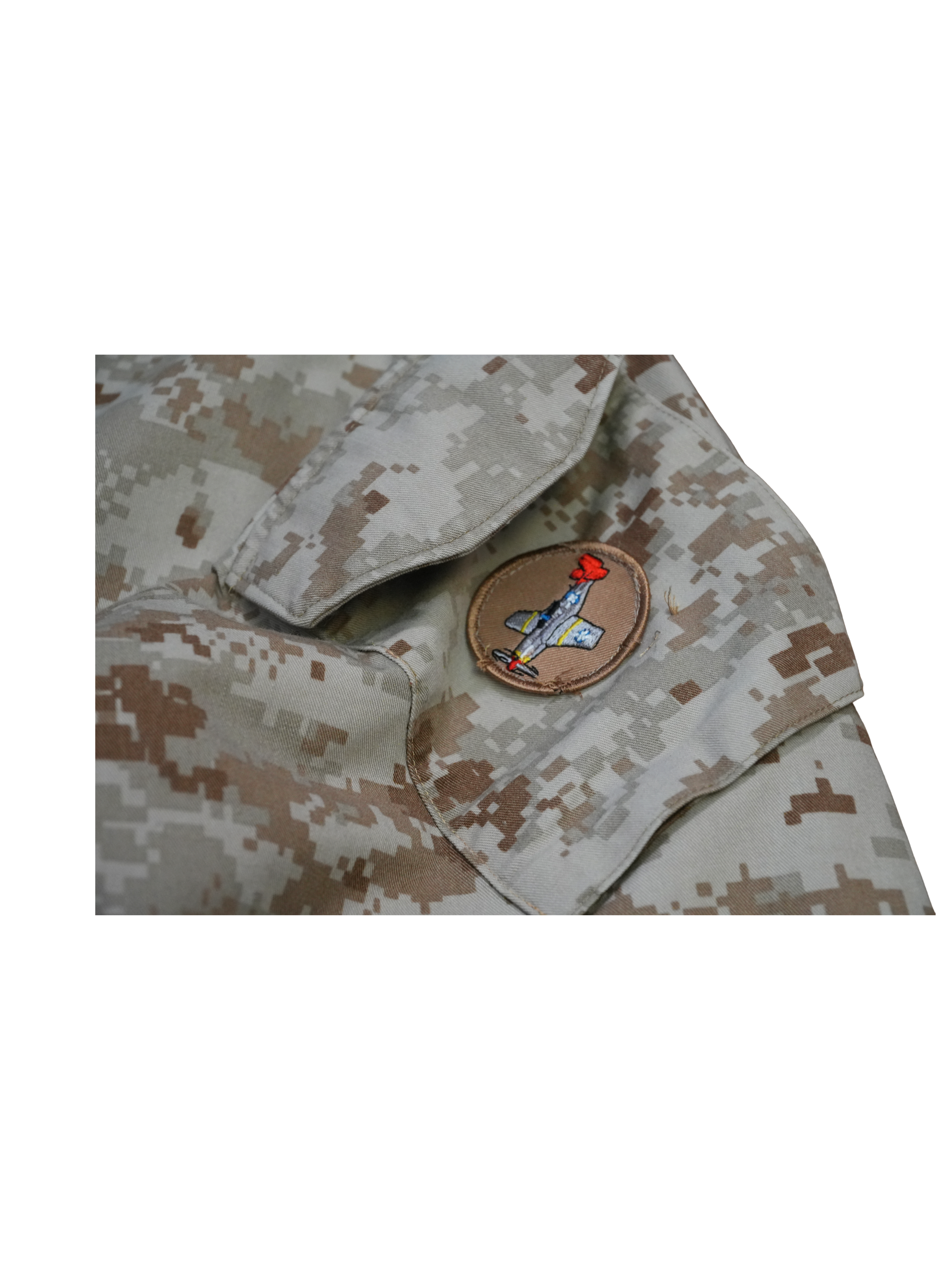 AFCB tuskugee brown fatigue airplane patch.png