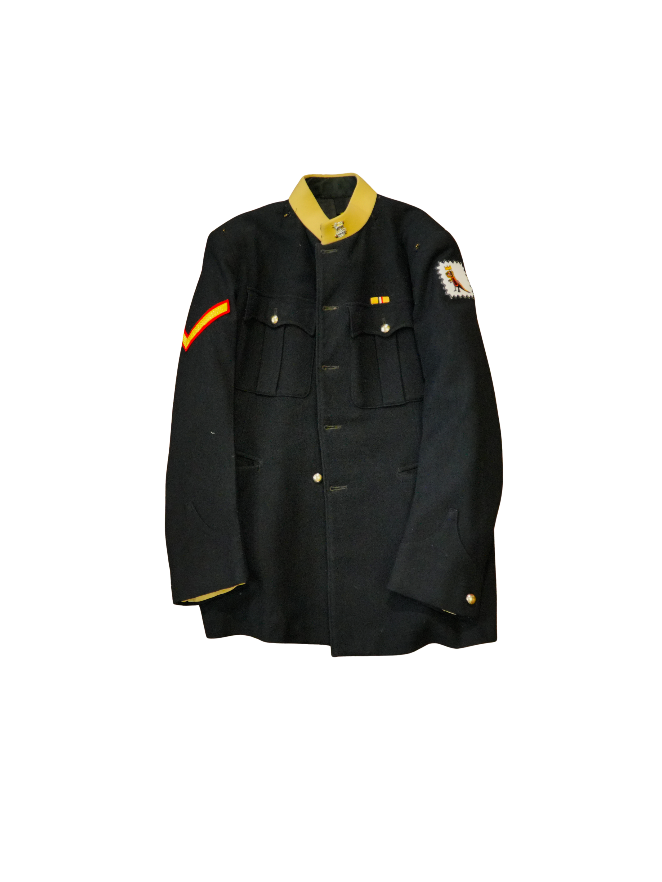 afcb Black Military Basquiat Jacket Front.png