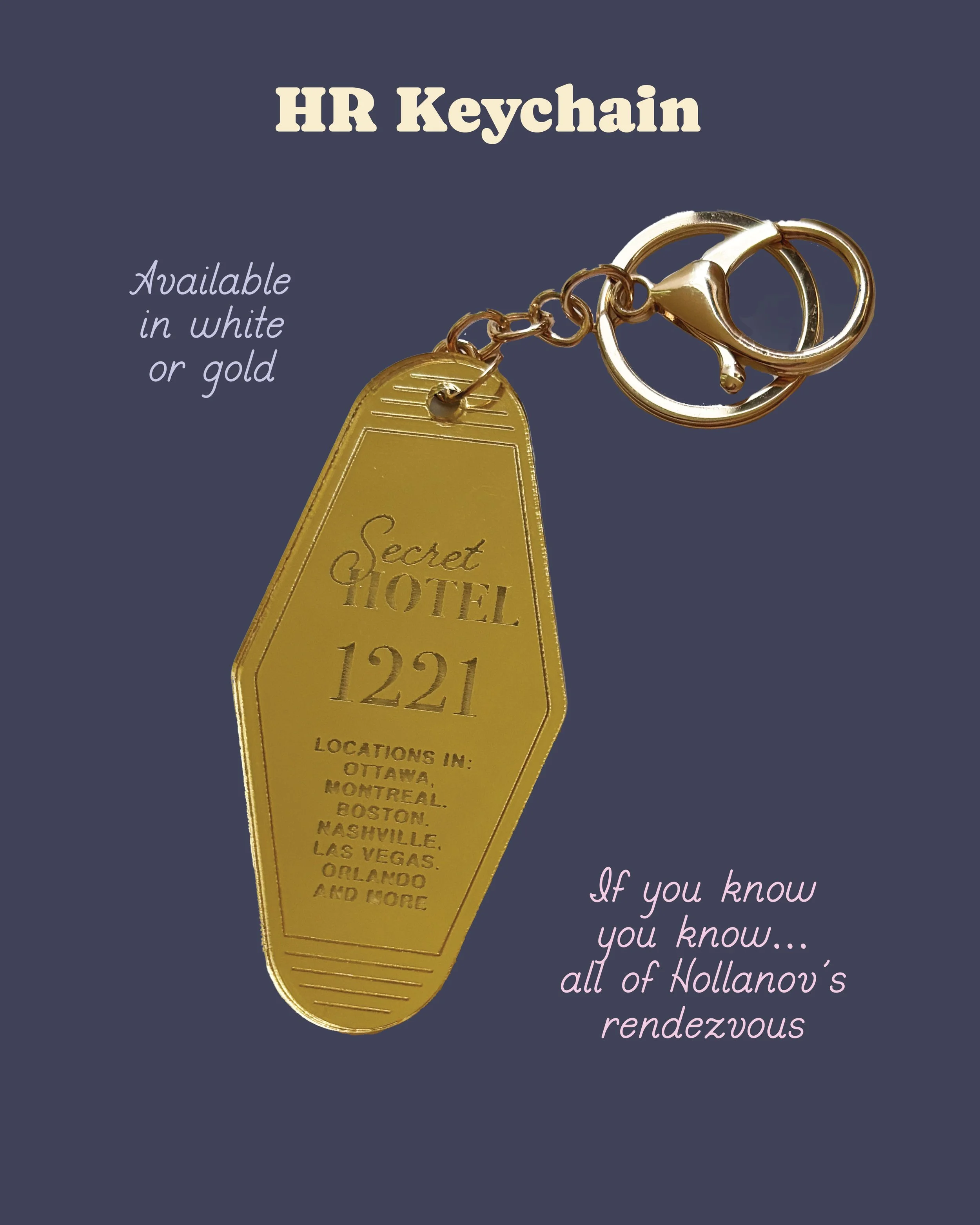 HR Keychain, Secret Hotel