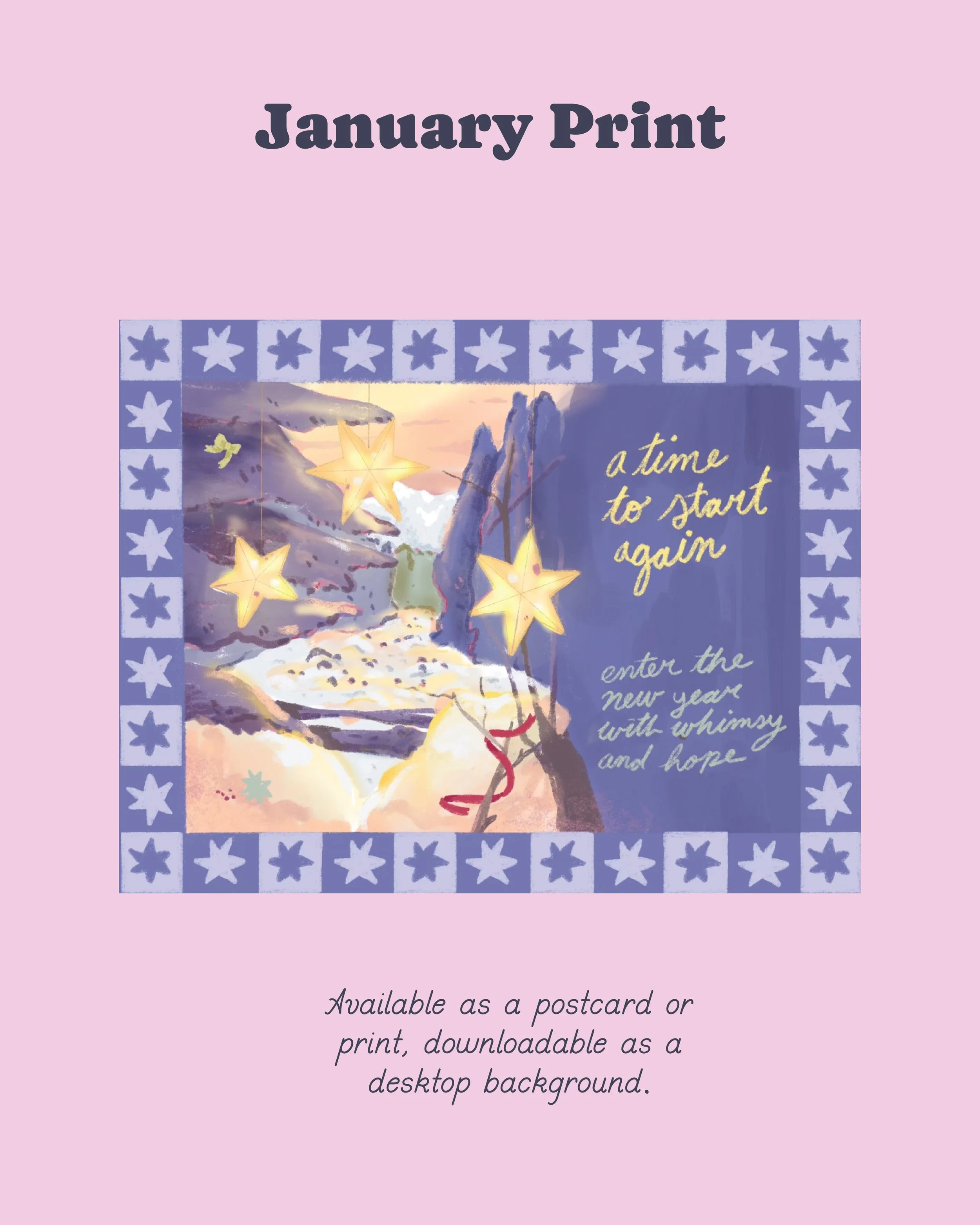 January Print